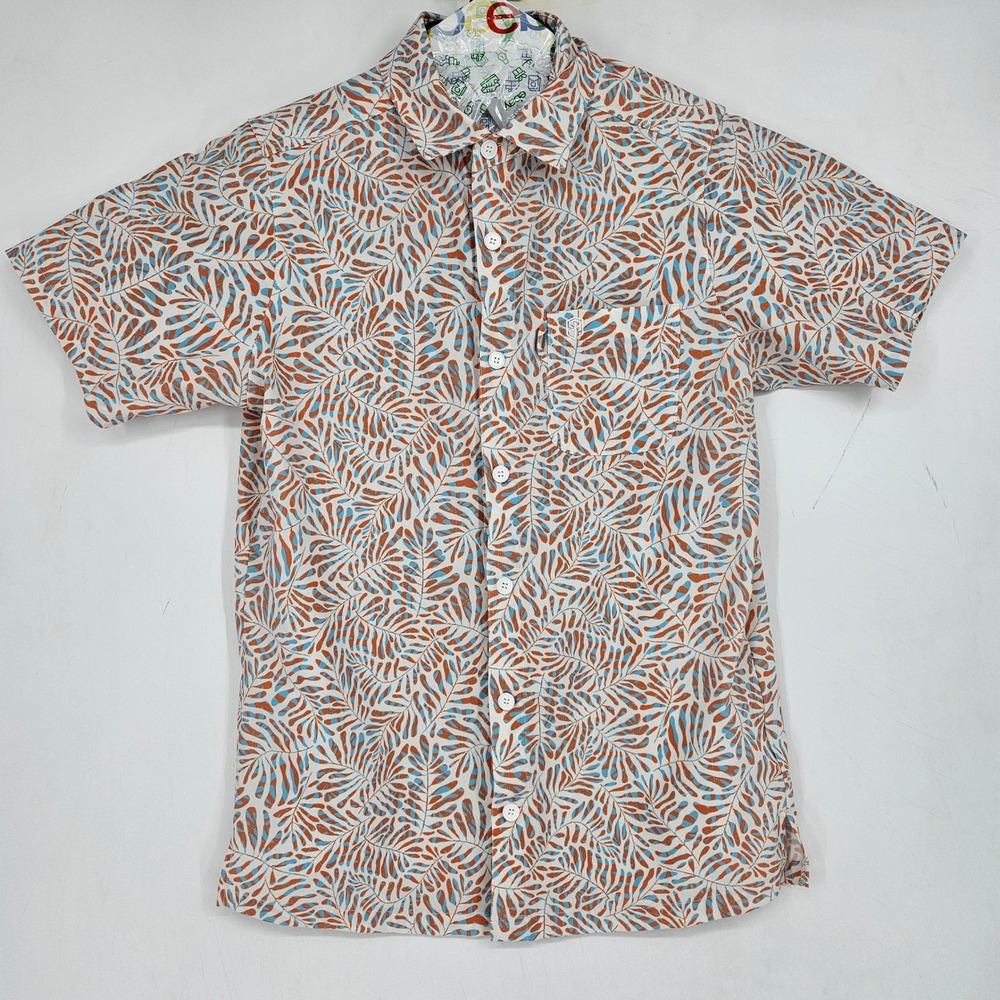 Born Primitive Polo Shirt Mens Small Performance‎ Short Sleeve Hawaiian Driven